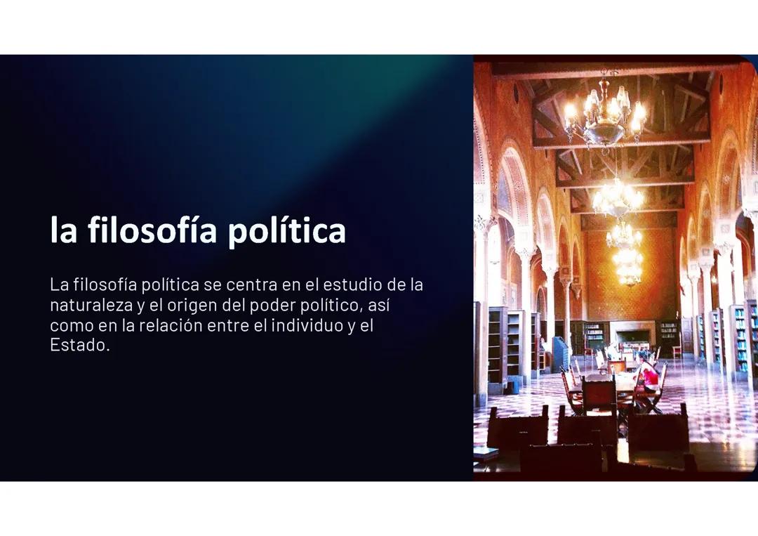 Filosofía política: 