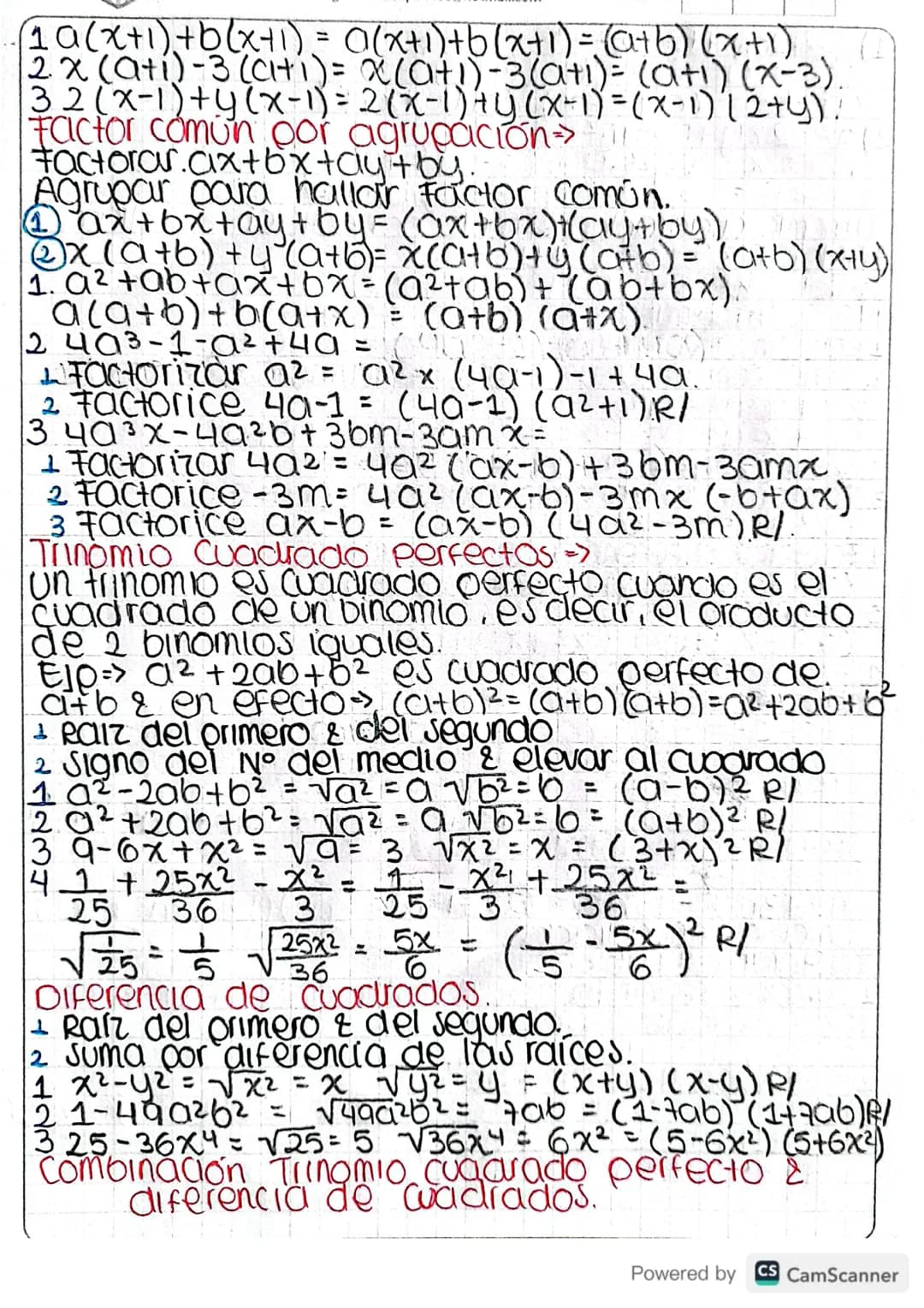 FACTORIZACIÓN
Factor comun monomio →
Factorar a²+20.
Factor común a
92+20
16+6² = 6(1+0) ✓ ①α (α+2) R/
2x² + x = x (x+1)✓
3 393-a2a² (30-1)
