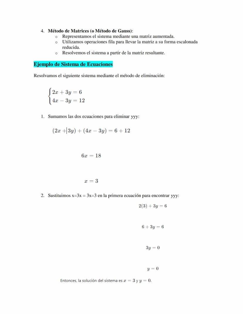 Ecuaciones Lineales
Las ecuaciones lineales son ecuaciones algebraicas de primer grado, lo que significa que las
variables en la ecuación no
