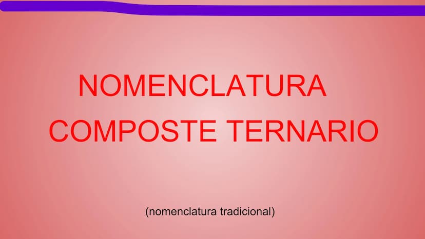NOMENCLATURA
COMPUESTOS BINARIOS
DE OXIGENO
(nomenclatura tradicional) METAL + OXIGENO = ÓXIDO
Con número de oxidación: ÓXIDO.
...(nombre de