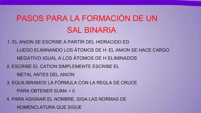 NOMENCLATURA
COMPUESTOS BINARIOS
DE OXIGENO
(nomenclatura tradicional) METAL + OXIGENO = ÓXIDO
Con número de oxidación: ÓXIDO.
...(nombre de