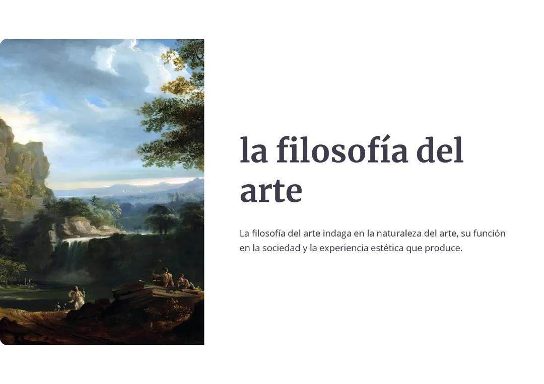 La Filosofía del Arte: Explorando la Naturaleza y la Crítica Artística
