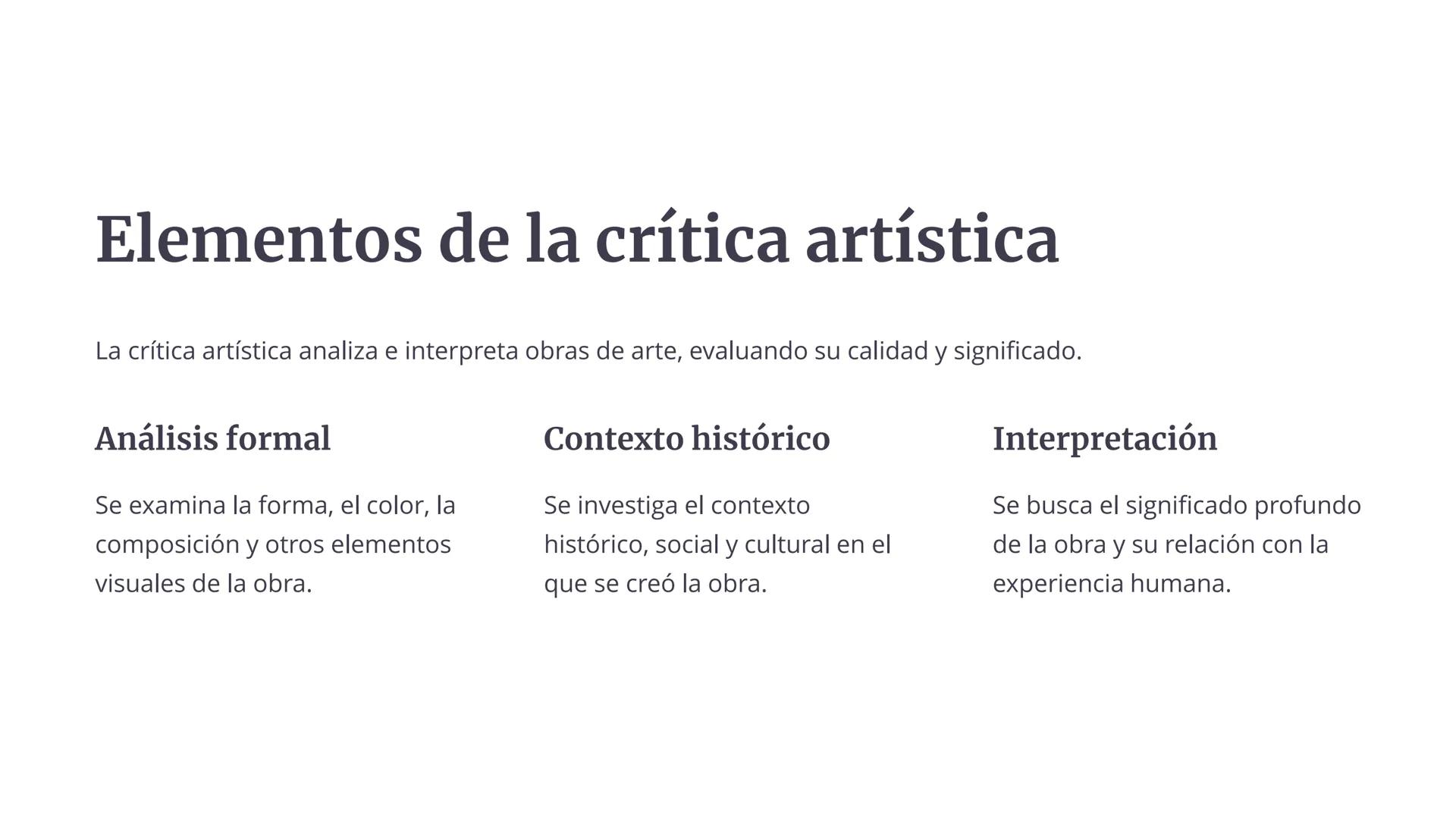 la filosofía del
arte
La filosofía del arte indaga en la naturaleza del arte, su función
en la sociedad y la experiencia estética que produc