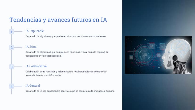 la Inteligencia
Artificial
La inteligencia artificial (IA) es un campo de la informática que se enfoca
en crear sistemas inteligentes capace