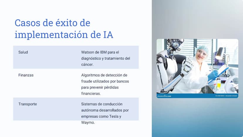 la Inteligencia
Artificial
La inteligencia artificial (IA) es un campo de la informática que se enfoca
en crear sistemas inteligentes capace