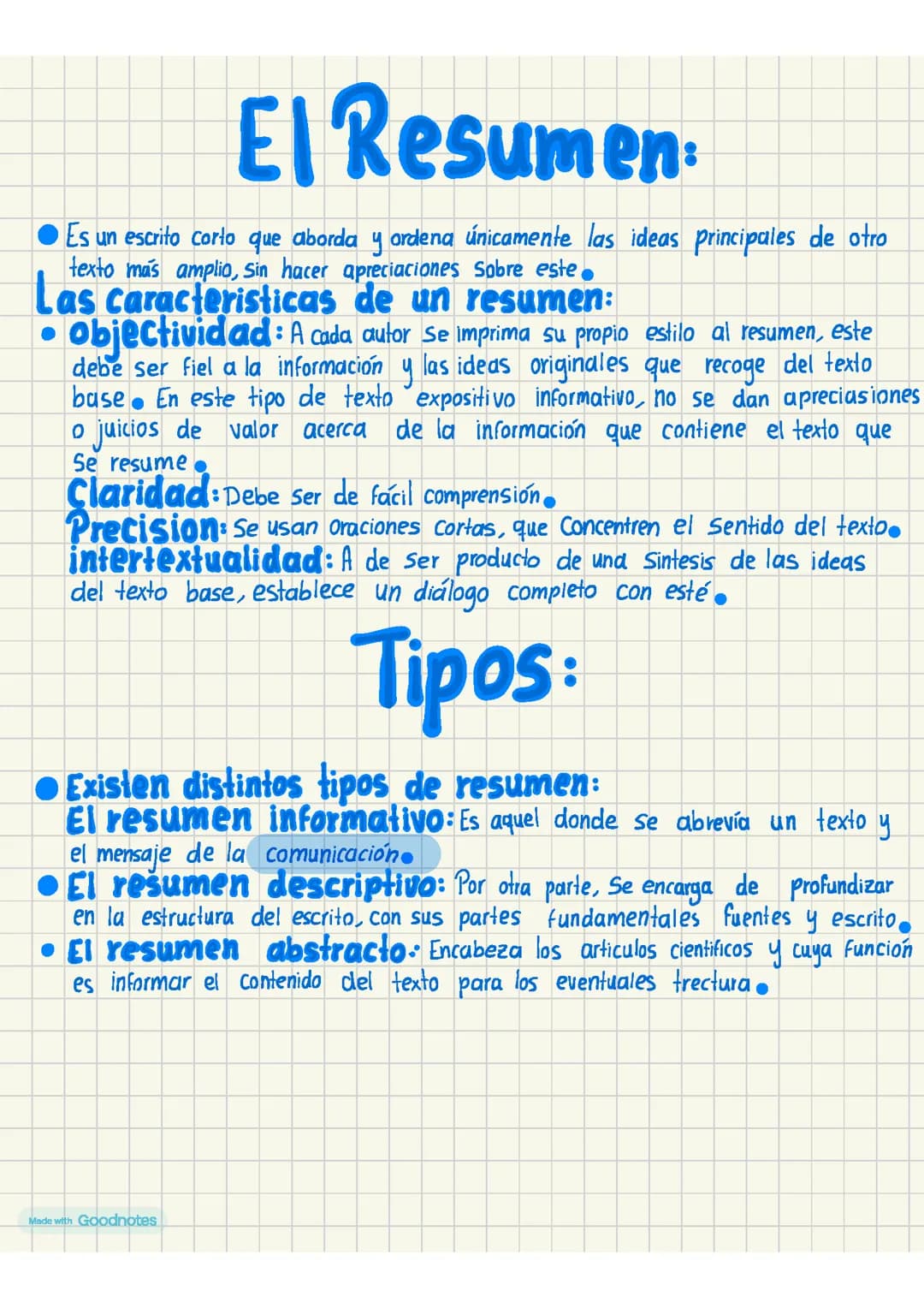El resumen 