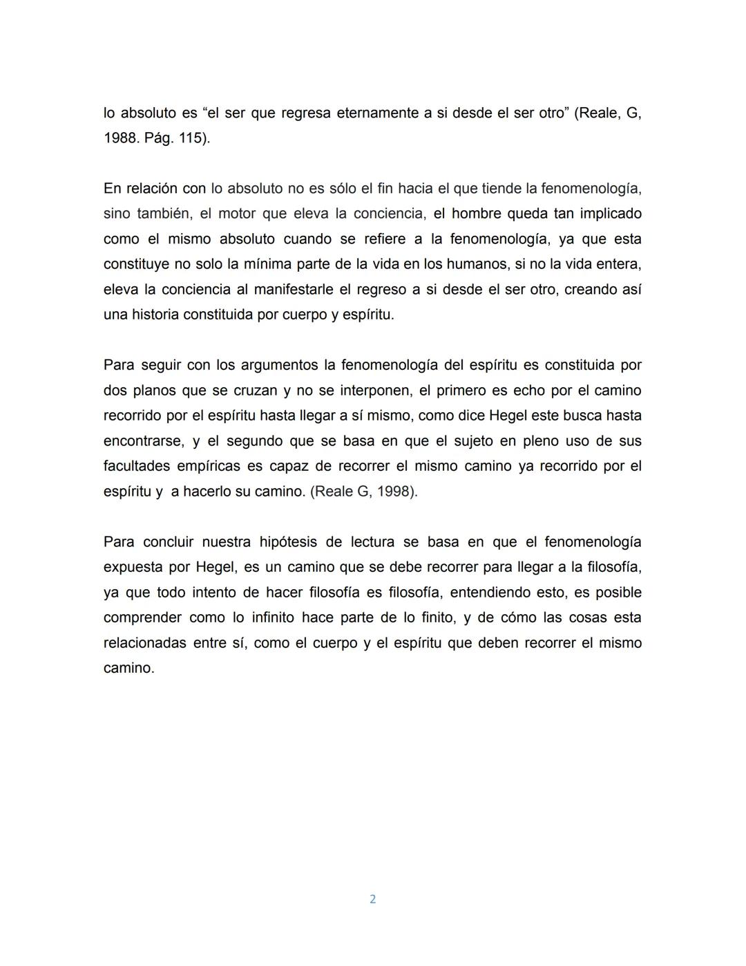 Pensamiento de Hegel¹.
"Conocer las limitaciones ya es estar
más allá de ellas". (Hegel)
En el presente ensayo se hablará acerca del pensami