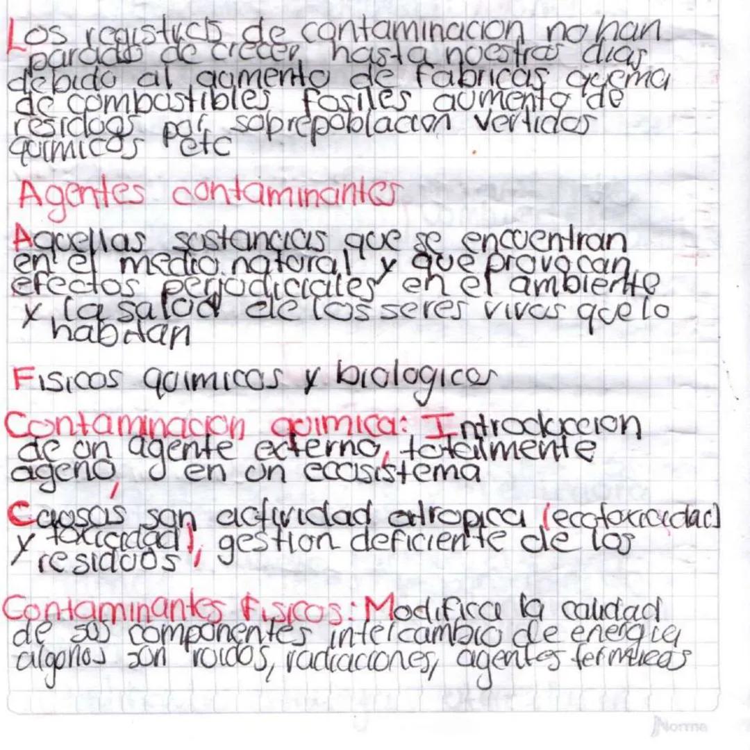 Los registych, de contaminacion no han
parado de crecer hasta nuestros dias
debido al aumento de fabricas quema
de combustibles fosiles aume