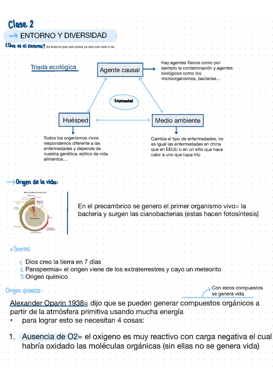 Entorno y biodiversidad biológico 
