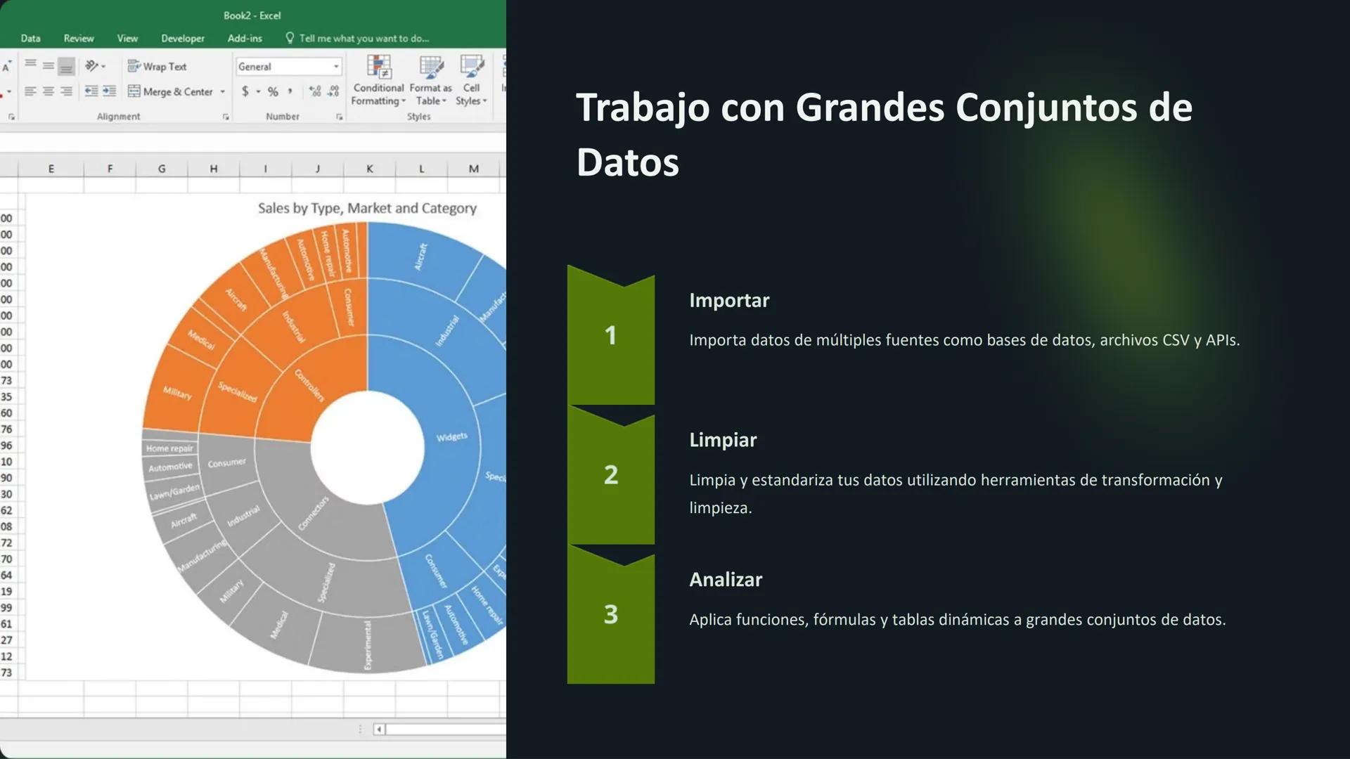 # Hojas de Cálculo

# Avanzadas

Domina las funciones y fórmulas avanzadas, crea macros potentes,
aprovecha las tablas dinámicas y realiza a