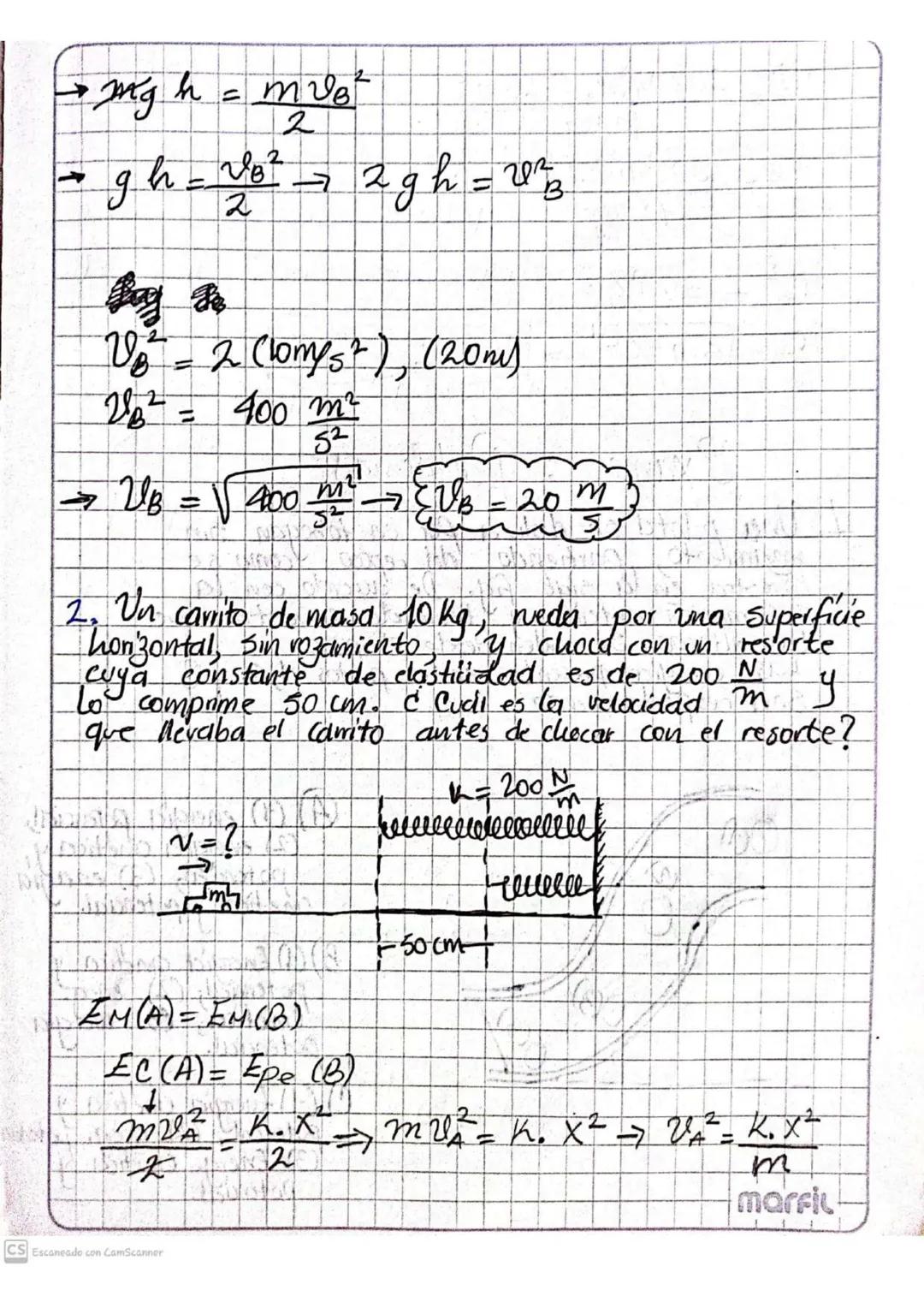 Conservación de la Energia Mecanica.
La conservacion de la energia mecanica es un
caso particular de la ley general de conservación de
Ila e