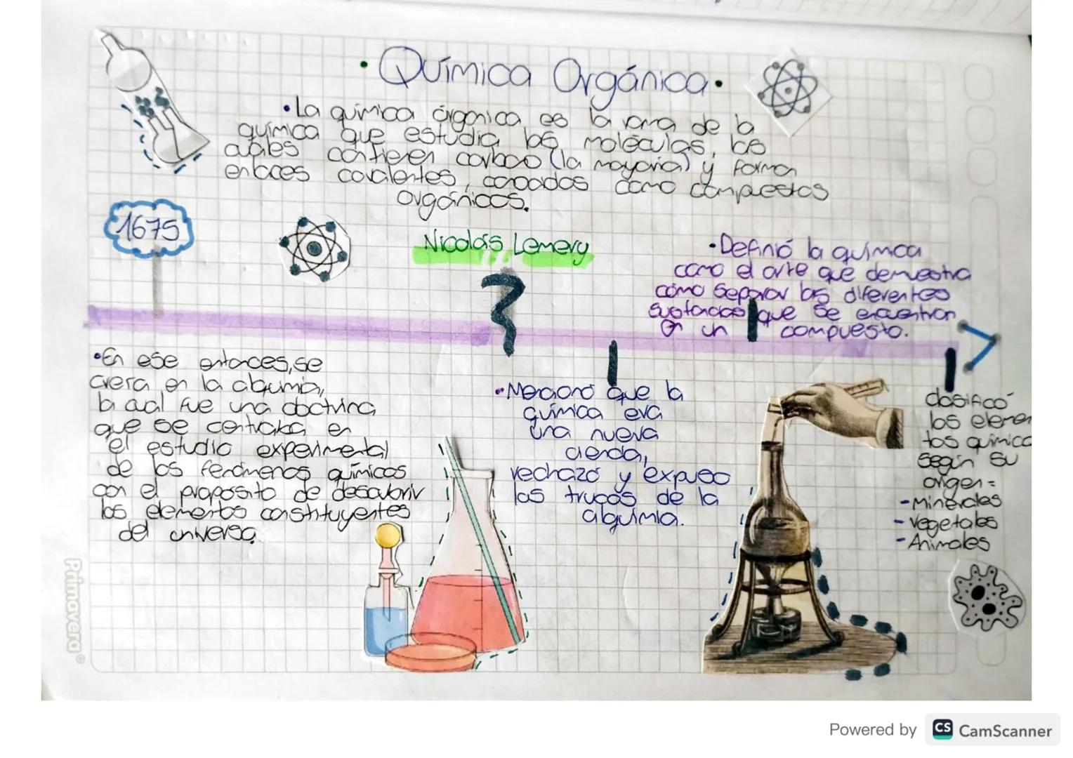 1675
ما.
•Química Orgánica•
química organica es la rang de b
quimica que estudia bs moléculas, bas
cales contiener carboo (la mayoria) y For
