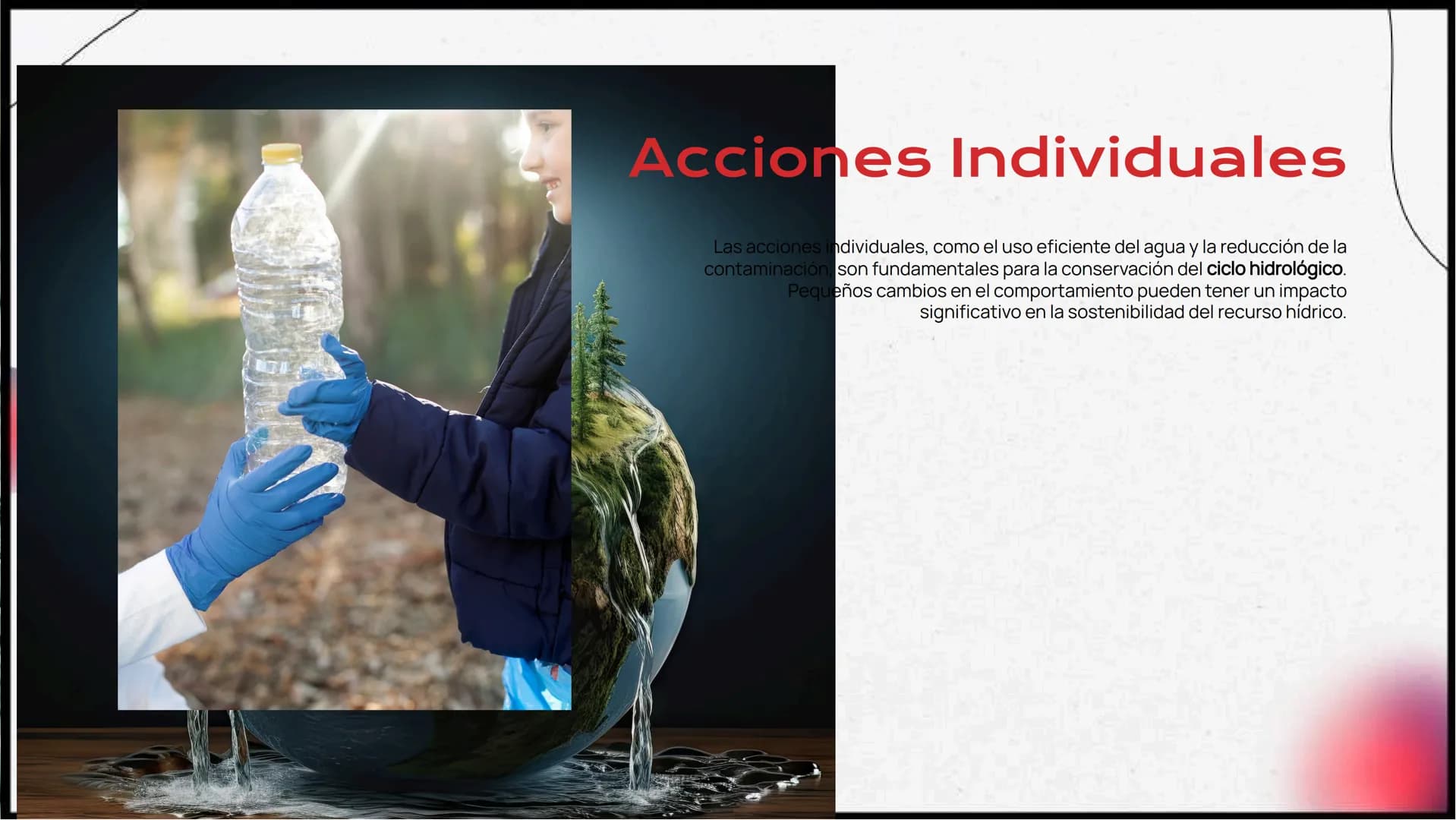 Proceso detallado del
Ciclo Del Agua:
Evaporación,
Condensación,
Precipitación e Infiltración Introducción al Ciclo Hidrológico
El ciclo hid