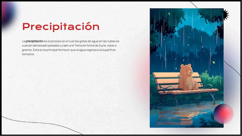 Proceso detallado del
Ciclo Del Agua:
Evaporación,
Condensación,
Precipitación e Infiltración Introducción al Ciclo Hidrológico
El ciclo hid