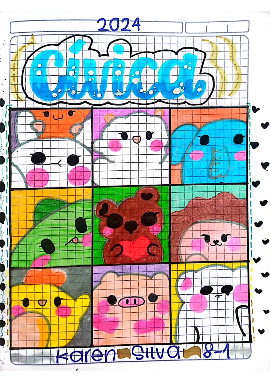 Idea Portada de cuaderno de cívica 