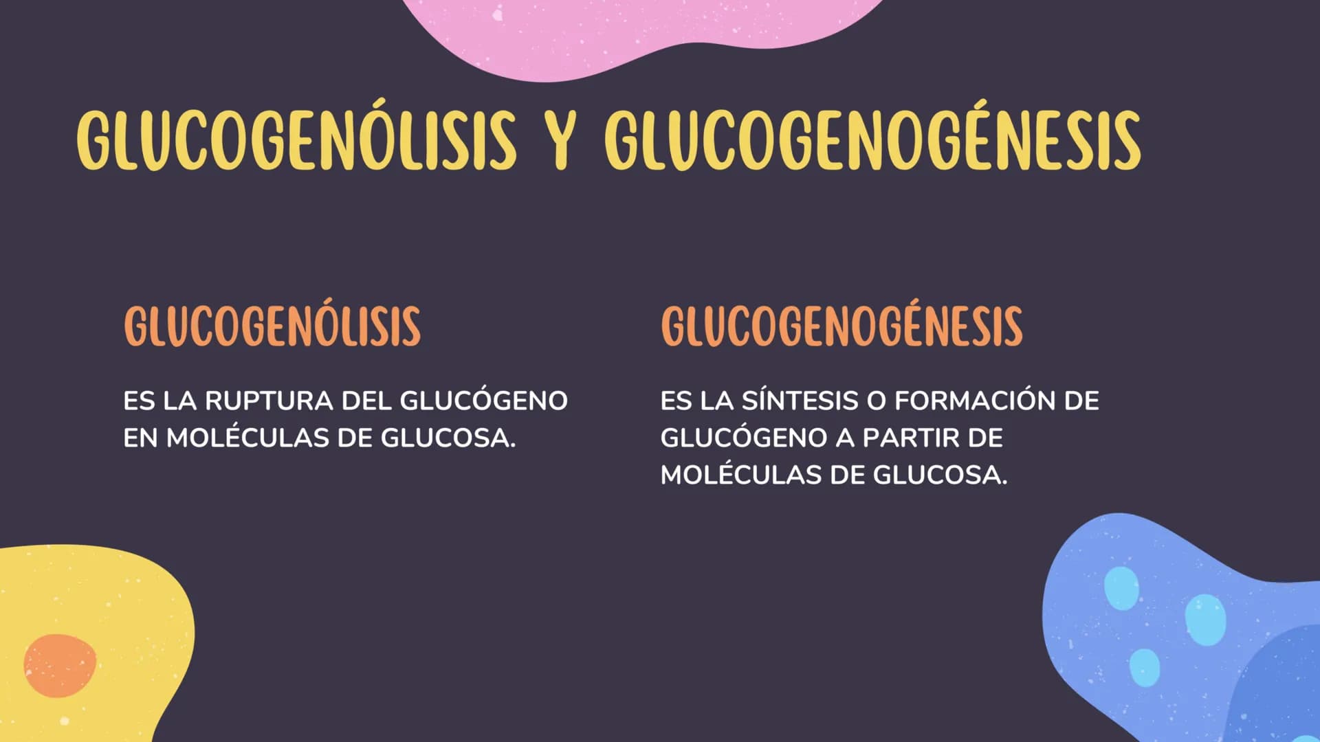 1. GLUCÓLISIS
CONTENIDOS
2. GLUCÓLISIS AEROBICA Y ANAEROBICA
3. CICLO DE KREBS
4. CADENA RESPIRATORIA
5. GLUCONEOGENESIS
6. GLUCOGENÓLISIS Y