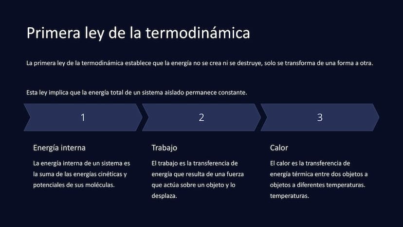 la termodinámica
La termodinámica es la rama de la física que estudia el calor y su
su relación con otras formas de energía, particularmente