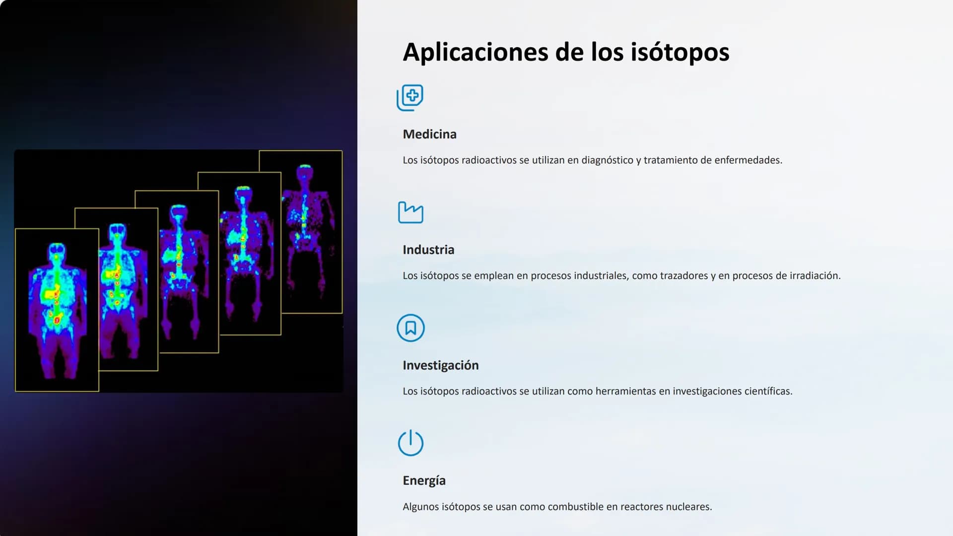 Estructura atómica: Partículas
subatómicas, número atómico y
másico, isotopos
Explore la composición fundamental de la materia, desde las pa