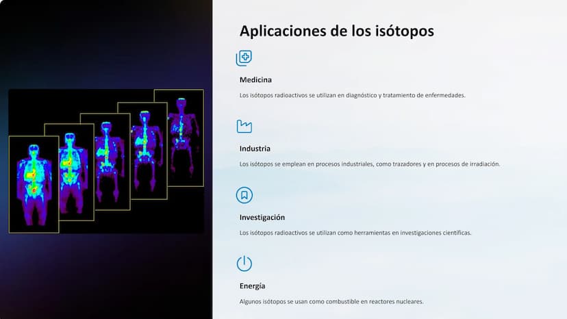 Estructura atómica: Partículas
subatómicas, número atómico y
másico, isotopos
Explore la composición fundamental de la materia, desde las pa