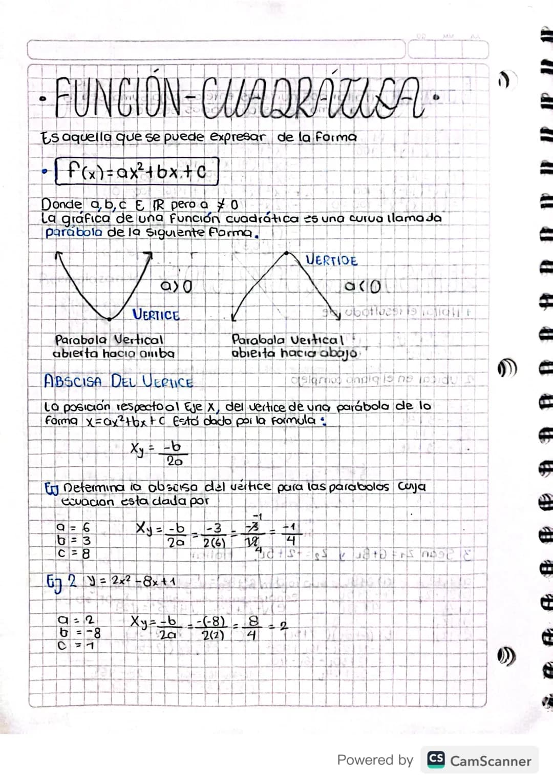 Función cuadrática