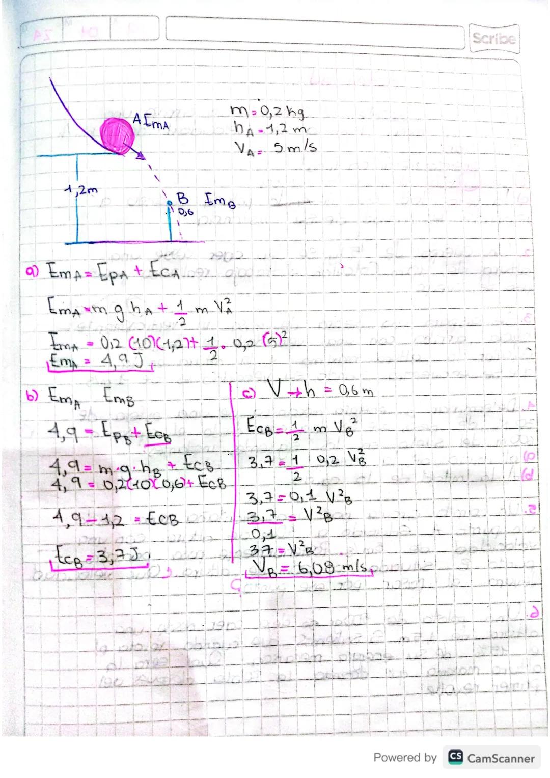 24/01/24 Prinapio de la
• W = F. Ax - Cost conservación de la
• P. $\frac{W}{t}$
• P=$\,\frac{E}{t}$
• Ep=m.g.h
• Ec = $\frac{1}{2}$ m v²
• 