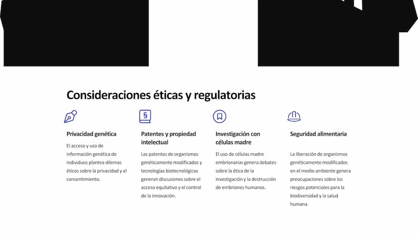 la biotecnología
La biotecnología es la aplicación de organismos vivos y sus procesos para
crear productos y tecnologías útiles para la huma