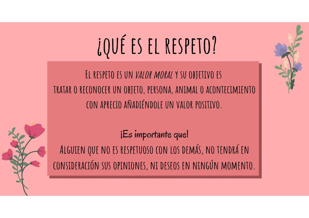 El respetó 