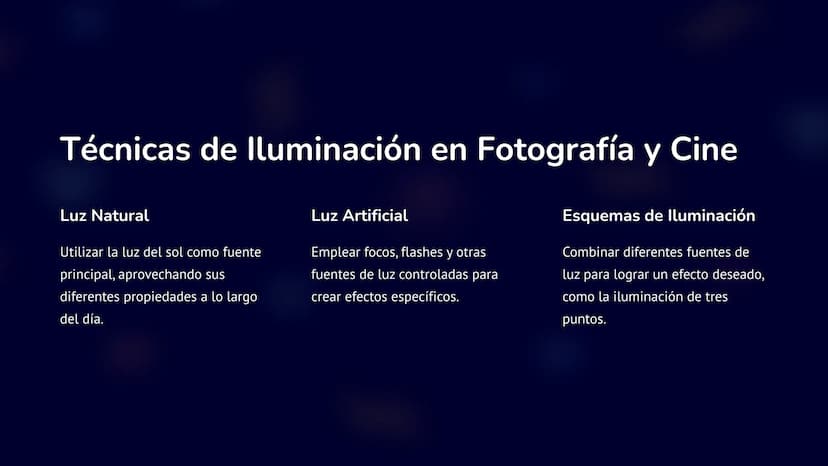 la Fotografía y el
Cine
En este curso exploraremos el mundo de la fotografía y el cine, dos
formas de arte que capturan la realidad de maner