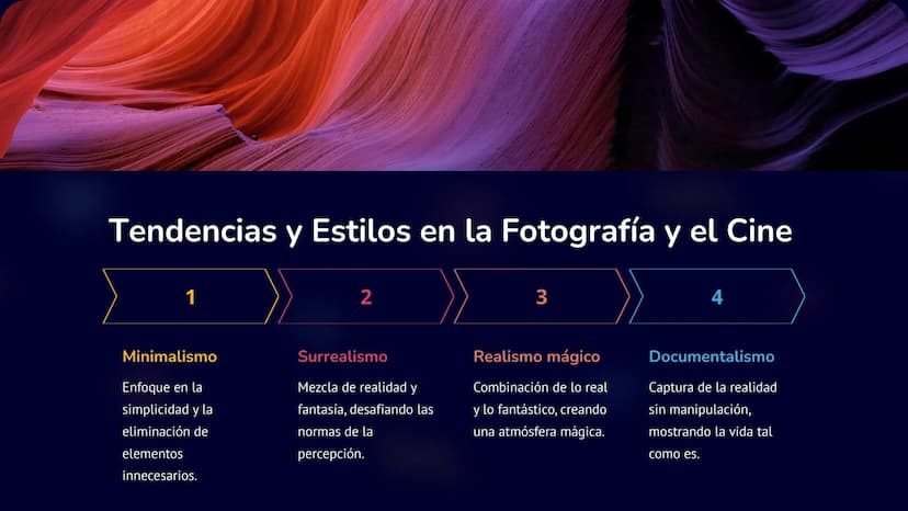 la Fotografía y el
Cine
En este curso exploraremos el mundo de la fotografía y el cine, dos
formas de arte que capturan la realidad de maner