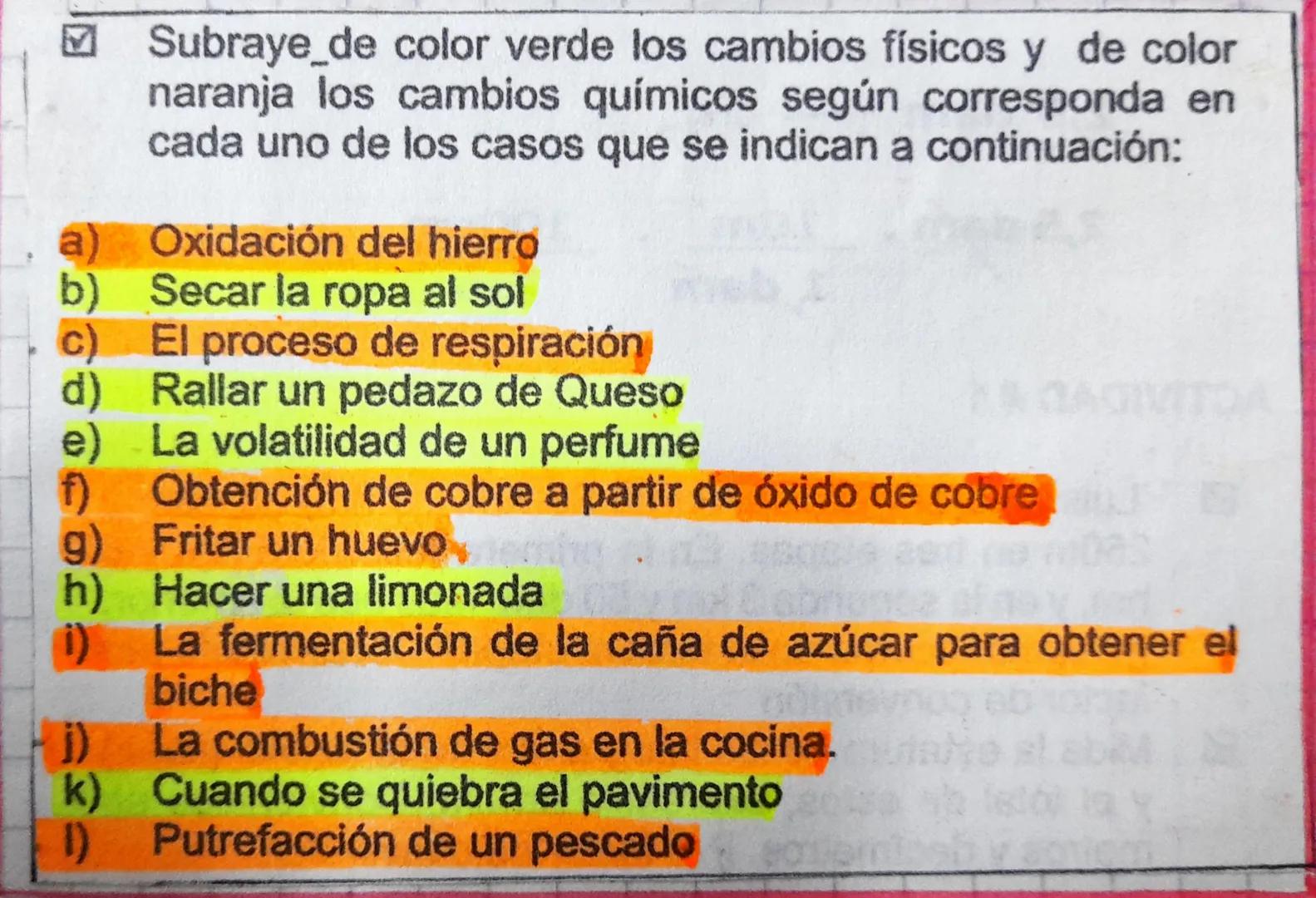 3
CAMBIOS FÍSICOS Y QUÍMICOS
CAMBIO FÍSICO : Transformación en el aspecto
sin que haya
fipico de una muestra de materia
alteracion en x comp
