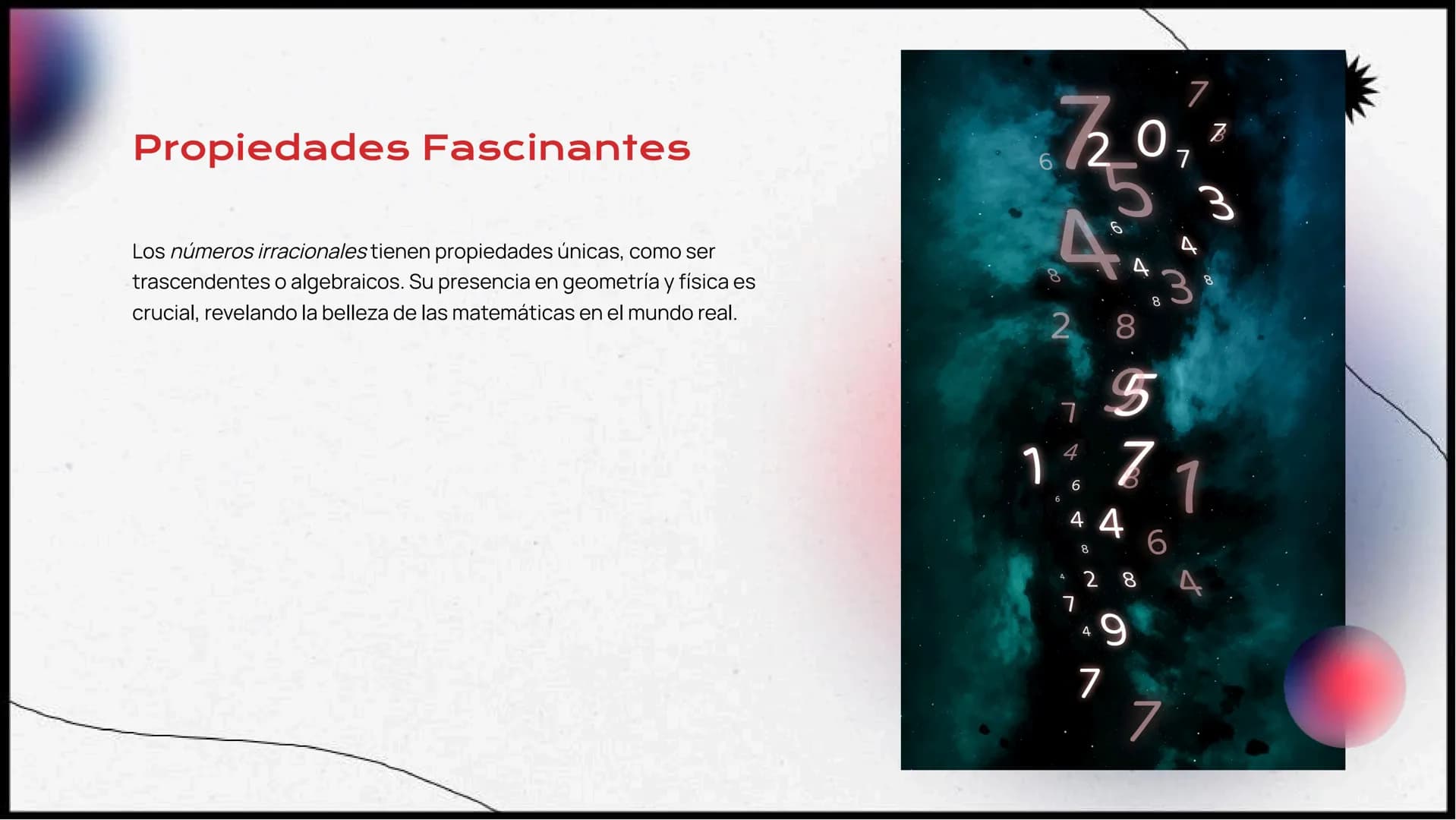 ¡Entendiendo los
Números: De
Racionales a
Irracionales! ¡Bienvenidos!
¡Vamos a explorar el fascinante mundo de los números!
Desde los racion