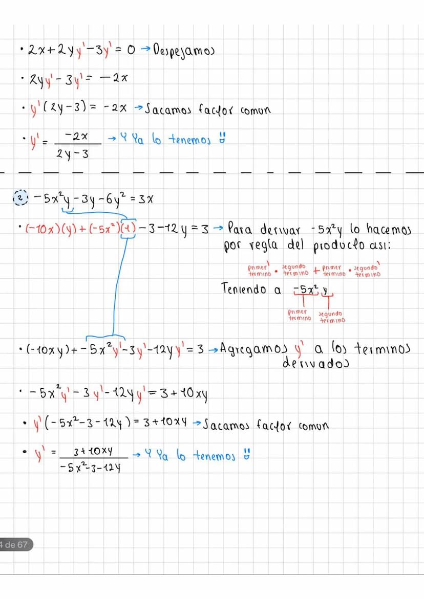 DERIVACION IMPLICT JA
La derivacion implicita se refiere a
no tenemos a la "y" despejada.
Por ejemplo:
5x = 3y³
cuando en nuestra ecuación
P