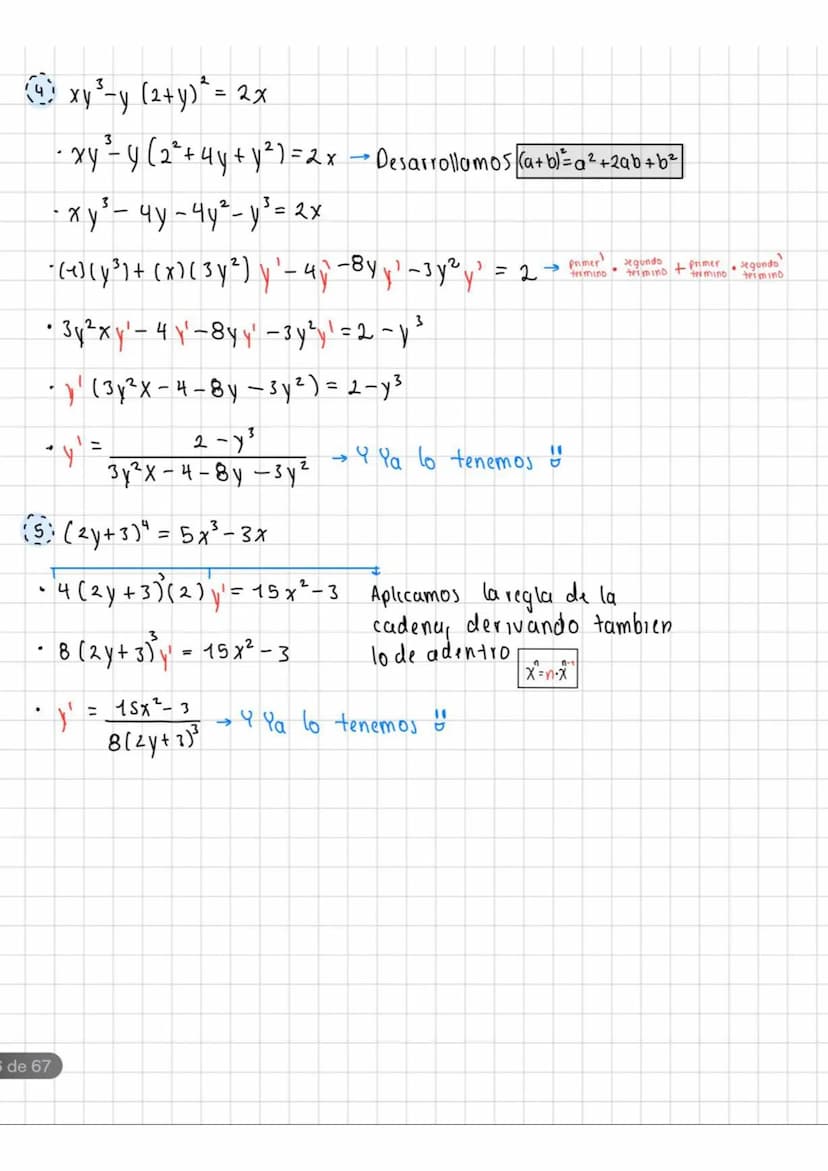DERIVACION IMPLICT JA
La derivacion implicita se refiere a
no tenemos a la "y" despejada.
Por ejemplo:
5x = 3y³
cuando en nuestra ecuación
P