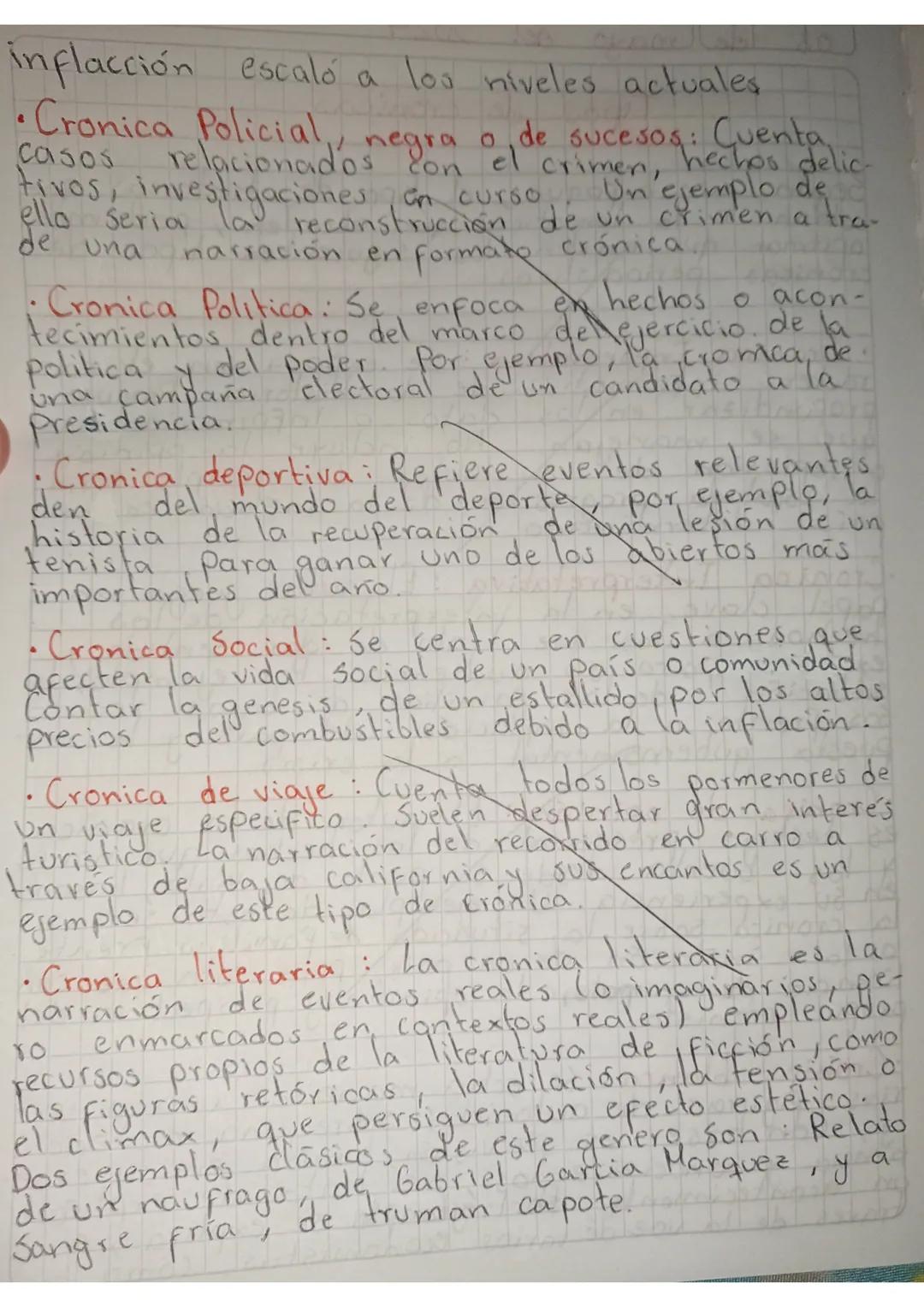 ¿Que es la Cronica ?
Es una narración
hechos ordenados
considera
Se
en
que, refiere una serie de
el tiempo
narrativo hibrido",
Cronica desde