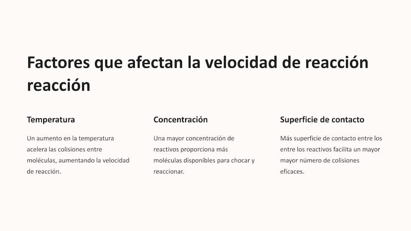 approx
Cinética y
Equilibrio Químico
Químico
Explore los fundamentos de la cinética química y el equilibrio,
descubriendo los factores que a