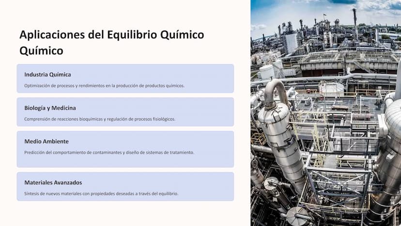 approx
Cinética y
Equilibrio Químico
Químico
Explore los fundamentos de la cinética química y el equilibrio,
descubriendo los factores que a