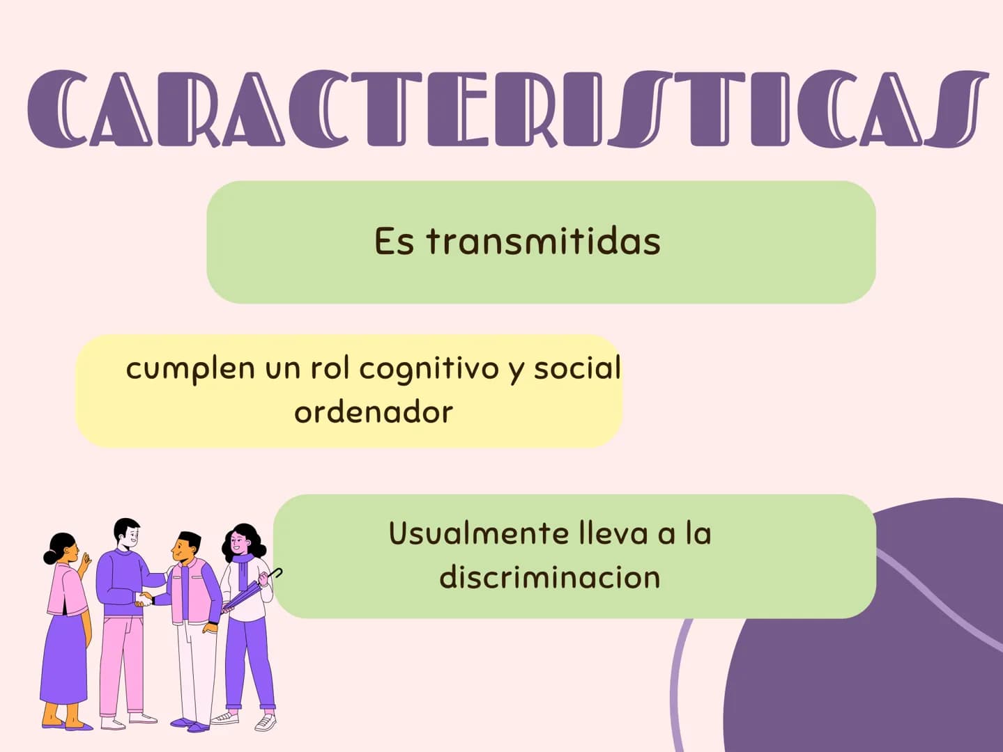 ESTERIOTIPOS
SOCIALES LOS
ESTERIOTIPOS
Los estereotipos son construcciones
culturales creadas en torno a un grupo
humano, que se basan en
ge