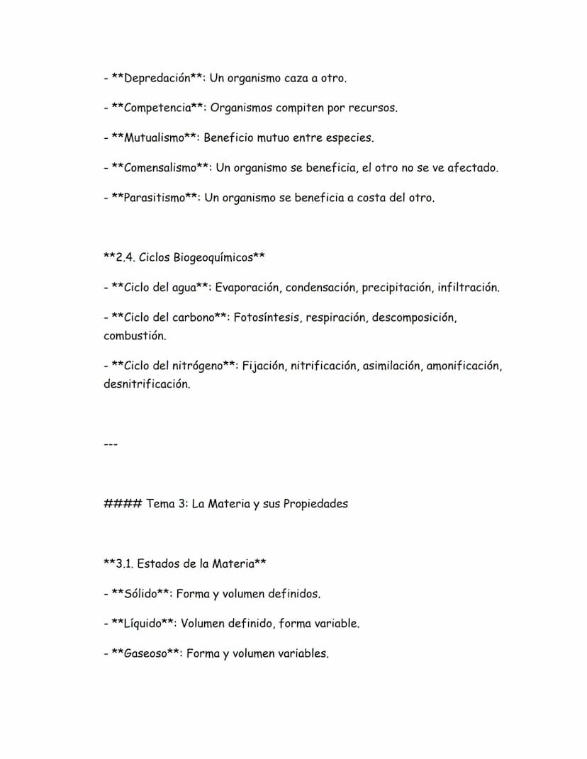 ### Apuntes de Ciencias Naturales para 7mo Grado
#### Tema 1: La Célula
**1.1. Definición y Tipos de Células**
- **Célula**: Unidad básica d