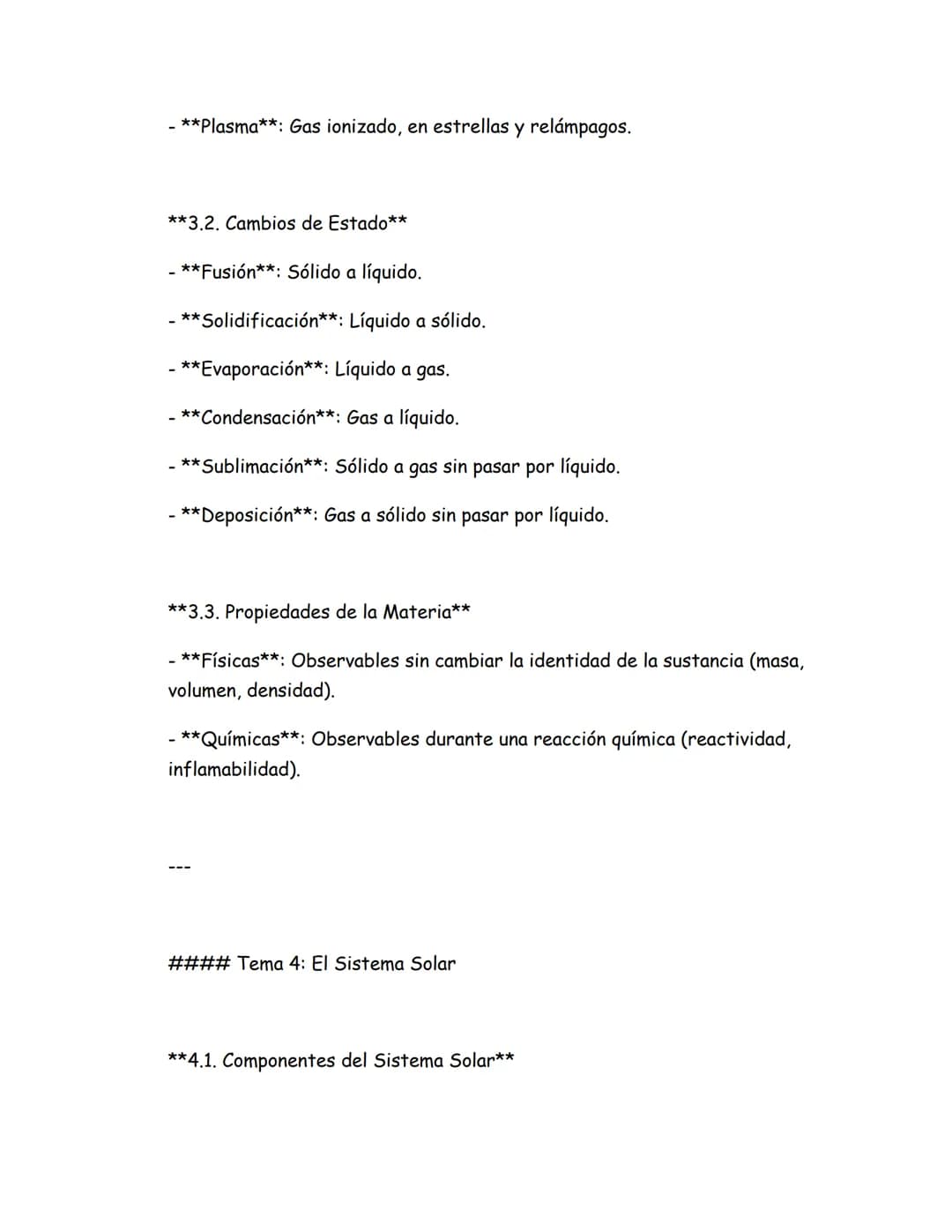 ### Apuntes de Ciencias Naturales para 7mo Grado
#### Tema 1: La Célula
**1.1. Definición y Tipos de Células**
- **Célula**: Unidad básica d