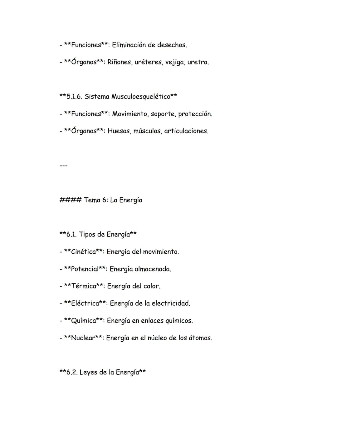 ### Apuntes de Ciencias Naturales para 7mo Grado
#### Tema 1: La Célula
**1.1. Definición y Tipos de Células**
- **Célula**: Unidad básica d
