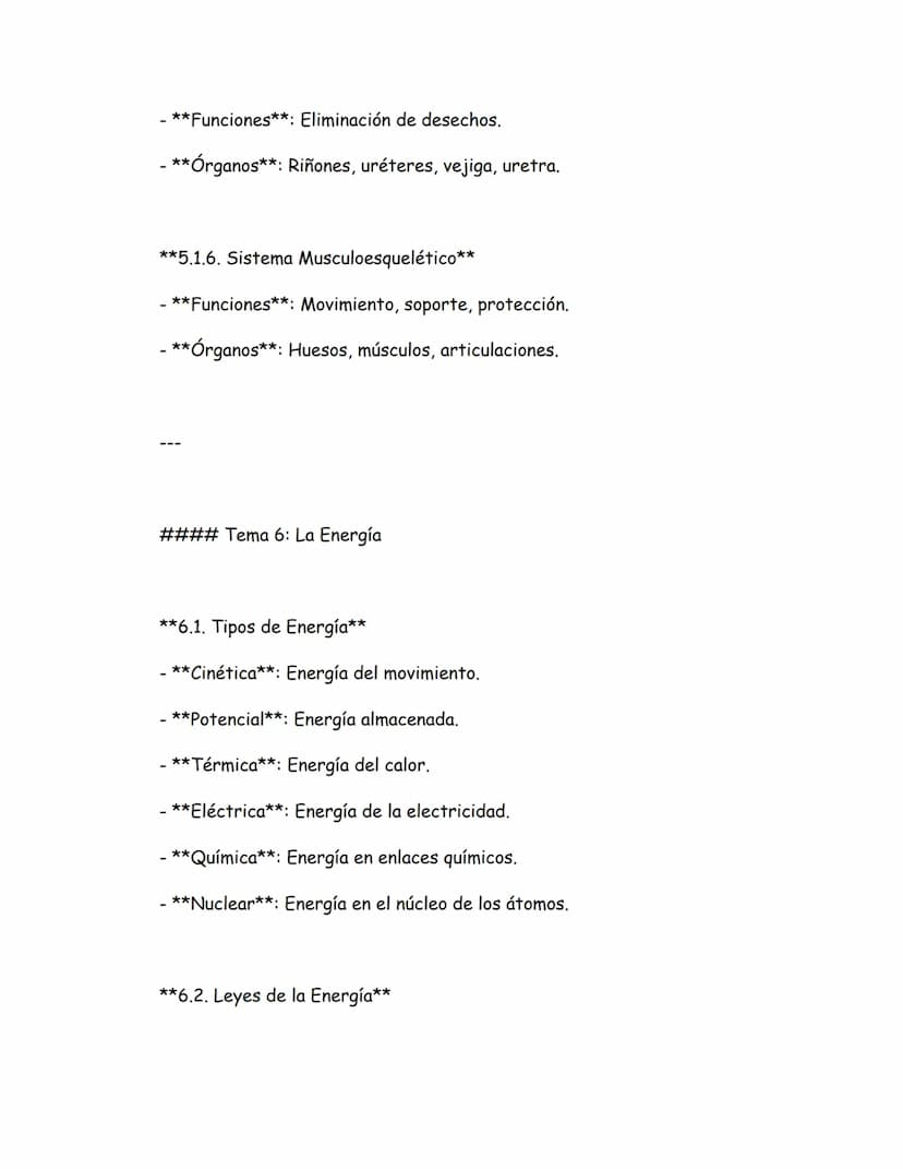 ### Apuntes de Ciencias Naturales para 7mo Grado
#### Tema 1: La Célula
**1.1. Definición y Tipos de Células**
- **Célula**: Unidad básica d