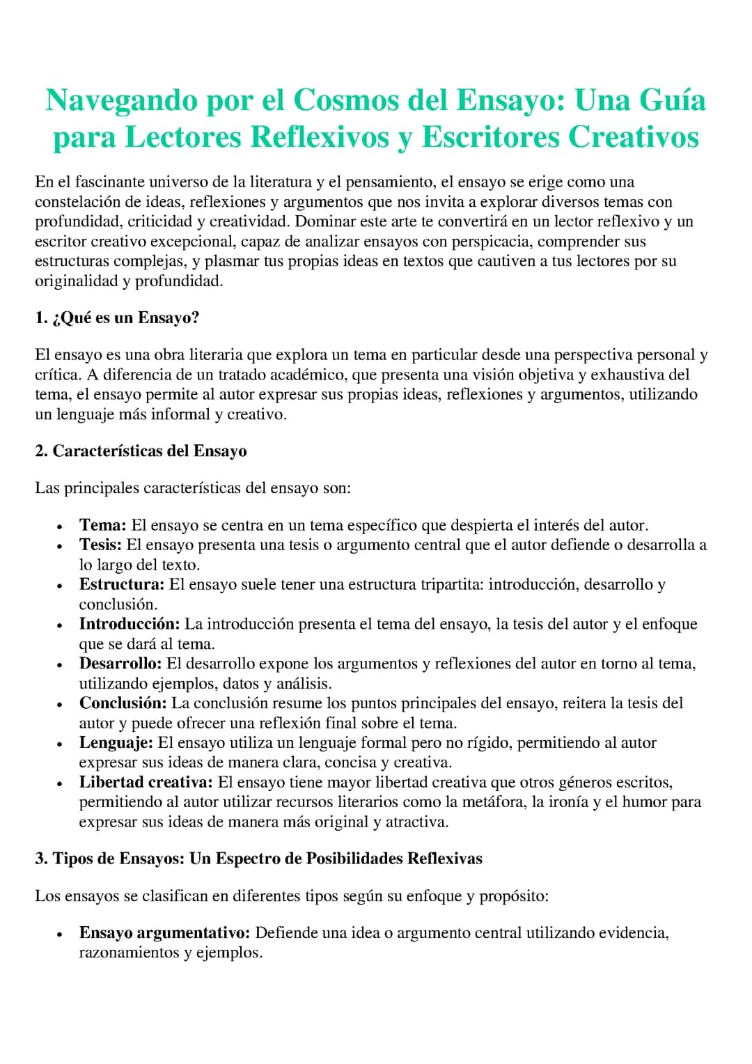EL ENSAYO