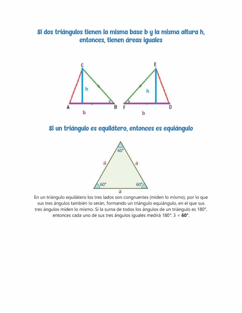 Si dos lados de un triángulo son congruentes, entonces, los
ángulos opuestos a estos lados son congruentes.
1.
Si dos lados de un triángulo 