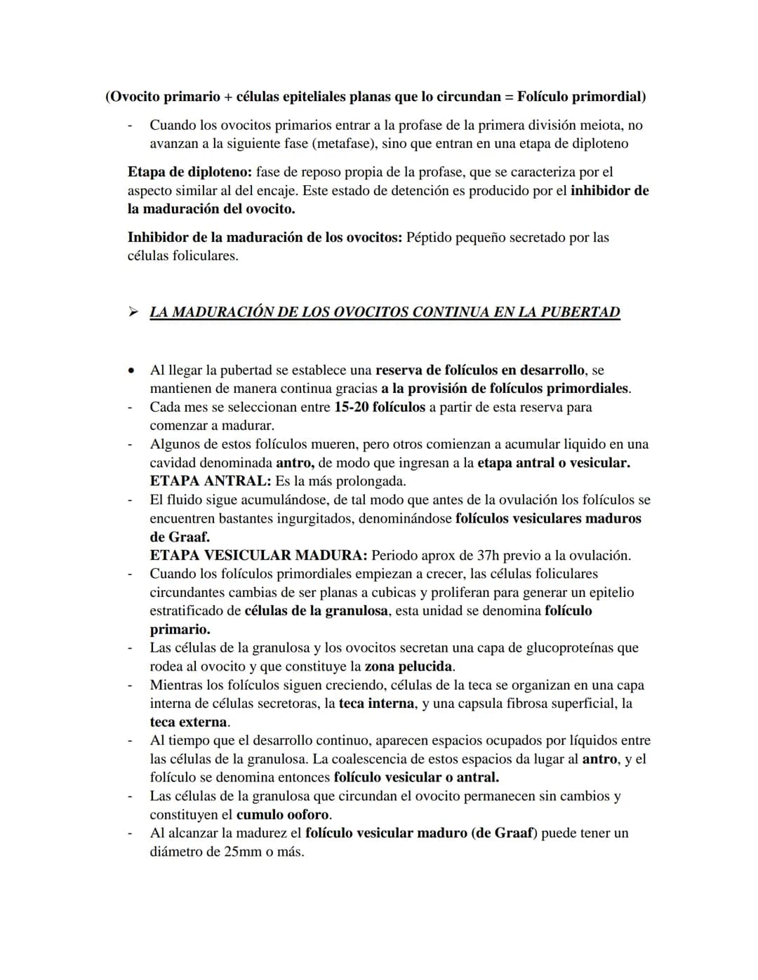 PRIMER CORTE EMBRIOLOGIA
GAMETOGENESIS
Conversión de células germinales en gametos masculinos y femeninos
•
CÉLULAS GERMINALES PRIMORDIALES
