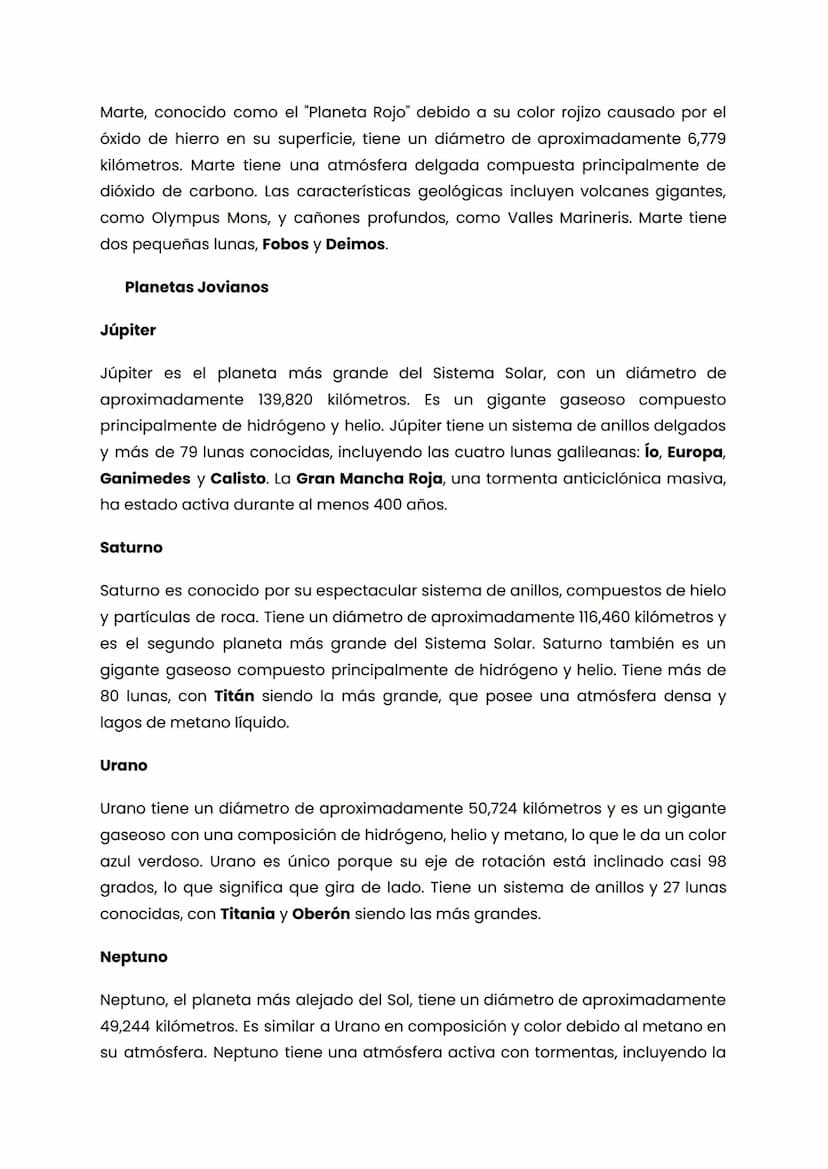Introducción a la Astronomía
El Sistema Solar
Estructura del Universo
El Sistema Solar está compuesto por el Sol y todos los cuerpos que orb