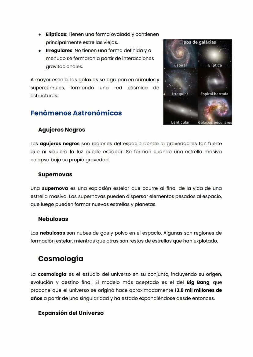 Introducción a la Astronomía
El Sistema Solar
Estructura del Universo
El Sistema Solar está compuesto por el Sol y todos los cuerpos que orb