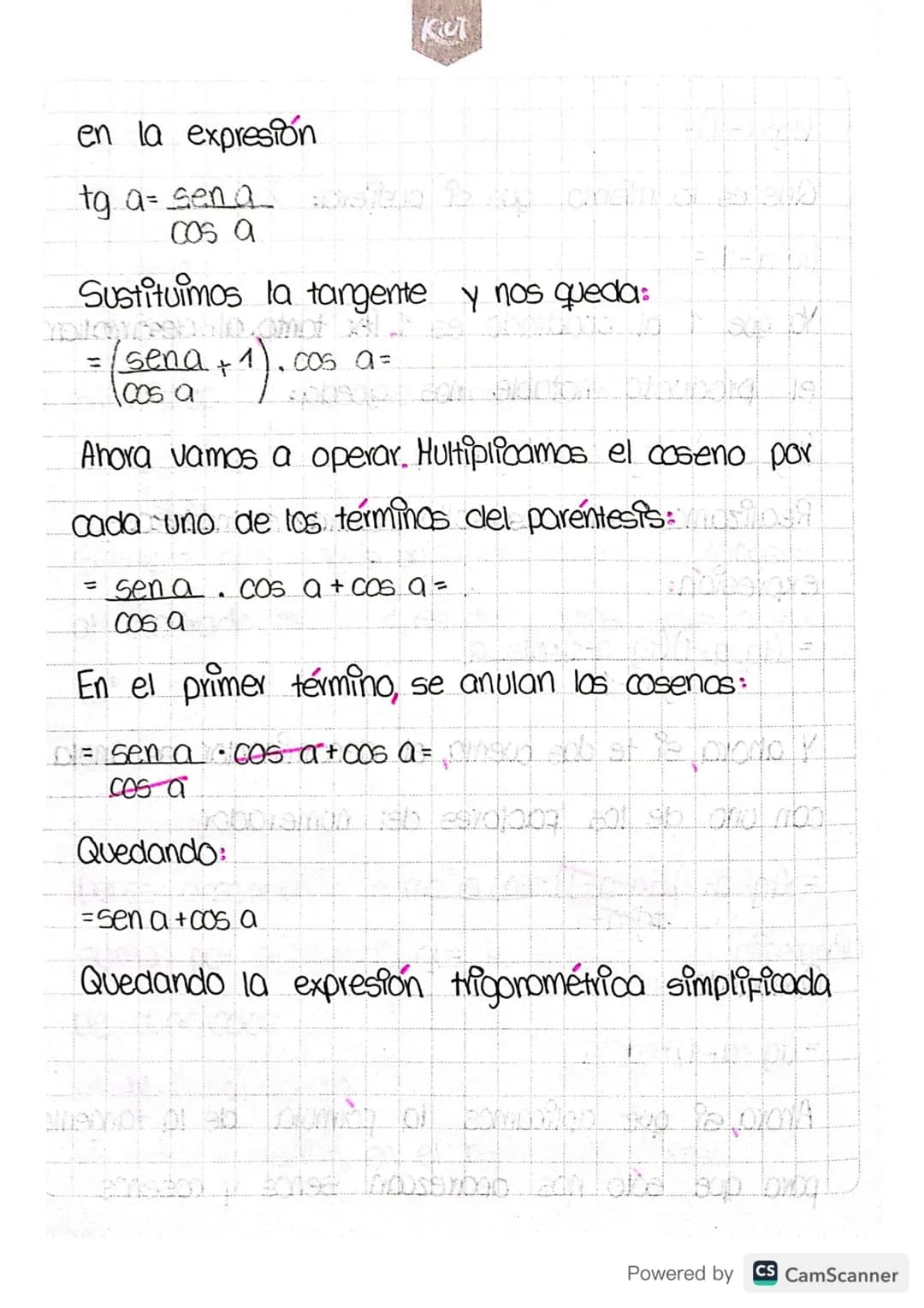 Simplificación de identidades.
trigonometricas
Simplificar es encontrar una respuesta más sencilla.
a la planteada, similar a lo que se ha l