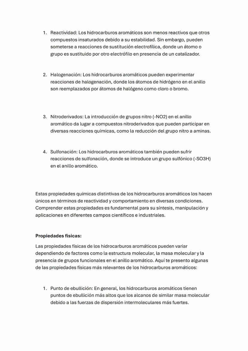 Concepto:
HIDROCARBUROS AROMÁTICOS
Los hidrocarburos aromáticos son compuestos cíclicos que poseen una
estructura de anillo planar conjugado