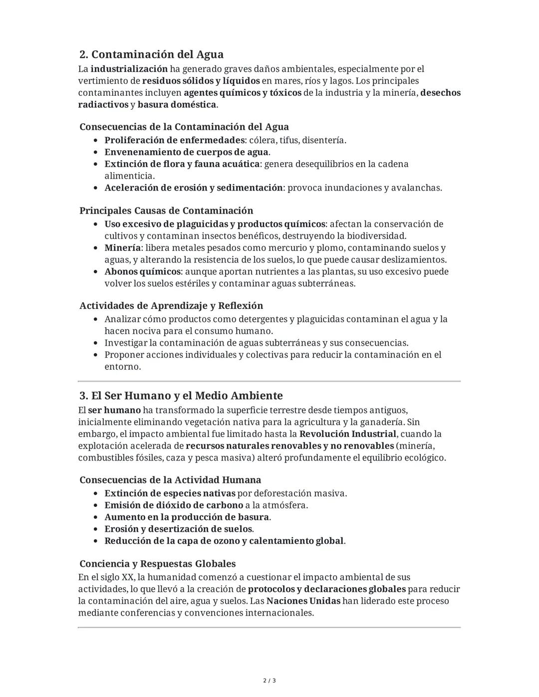 Problemas Ambientales Globales
1. El Calentamiento Global y la Desaparición de la Capa de Ozono
La atmósfera terrestre está compuesta por un