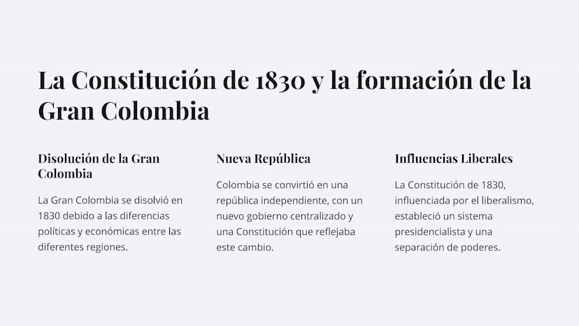 Historia
Constitucional de
Colombia (1810-1991)
El estudio de la historia constitucional de Colombia es esencial
para comprender la evolució
